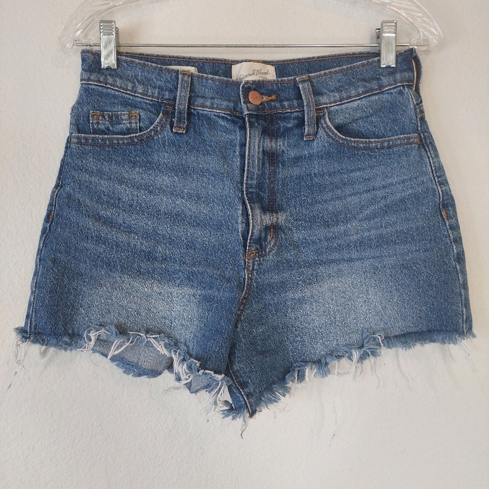 Universal Thread Highest Rise Shortie Denim Short Size 4